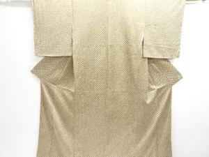 未使用品　仕立て上がり　本絞り小紋着物